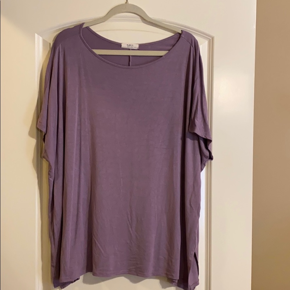 purple chic soul top